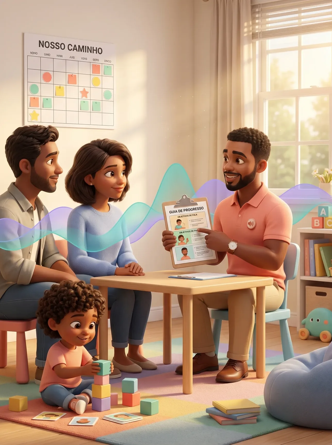 Etapa Sustentar, Junior orientando a família